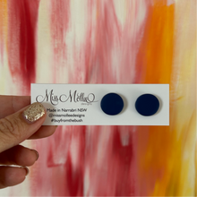Load image into Gallery viewer, Pops of Spring Studs - Navy