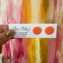 Load image into Gallery viewer, Pops of Spring Studs - Orange