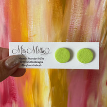 Load image into Gallery viewer, Pops of Spring Studs - Lime Green