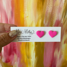 Load image into Gallery viewer, Pops of Spring Hearts - Hot Pink