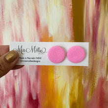 Load image into Gallery viewer, Pops of Spring Jumbo Studs - Candy Pink