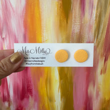 Load image into Gallery viewer, Pops of Spring Studs - Sunny Yellow
