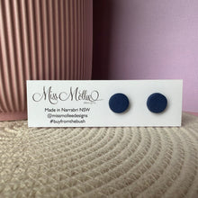 Load image into Gallery viewer, Pops of Spring Mini Studs - Navy