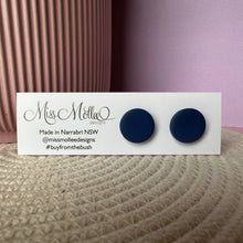 Load image into Gallery viewer, Pops of Spring Studs - Navy