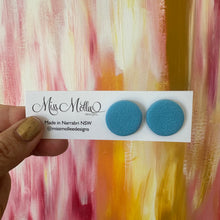 Load image into Gallery viewer, Pops of Spring Jumbo Studs - Sky Blue