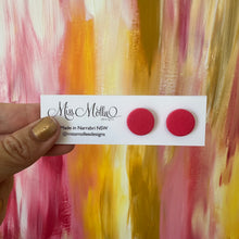 Load image into Gallery viewer, Pops of Spring Studs - Red