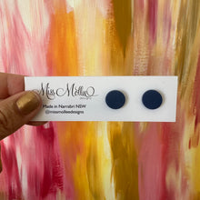 Load image into Gallery viewer, Pops of Spring Mini Studs - Navy