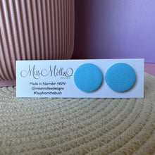 Load image into Gallery viewer, Pops of Spring Jumbo Studs - Sky Blue