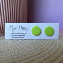 Load image into Gallery viewer, Pops of Spring Studs - Lime Green