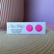Load image into Gallery viewer, Pops of Spring Studs - Hot Pink