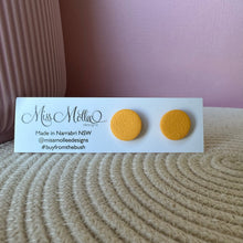 Load image into Gallery viewer, Pops of Spring Studs - Sunny Yellow