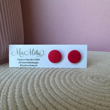 Load image into Gallery viewer, Pops of Spring Studs - Red