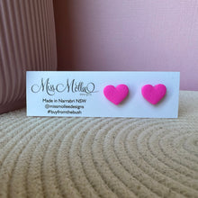 Load image into Gallery viewer, Pops of Spring Hearts - Hot Pink