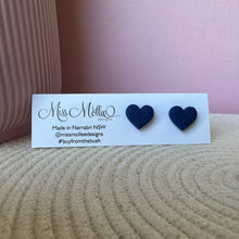 Load image into Gallery viewer, Pops of Spring Hearts - Navy
