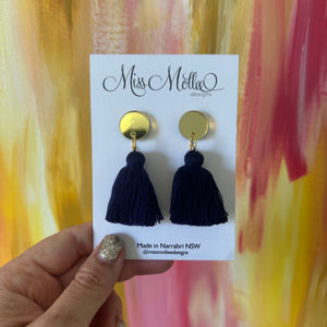 Twinkle Tassels ~ Navy