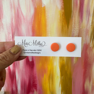 Pops of Spring Mini Studs - Orange