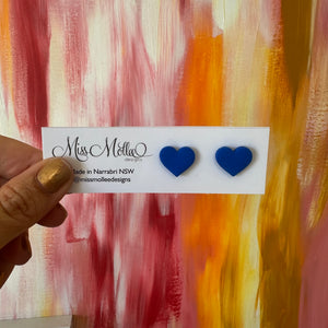 Pops of Spring Hearts - Ultra Blue