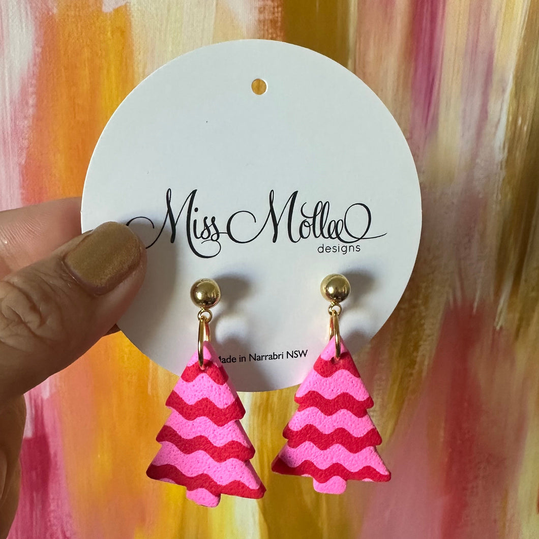 Oh Big Christmas Tree ~ Pink & Red Ric Rac