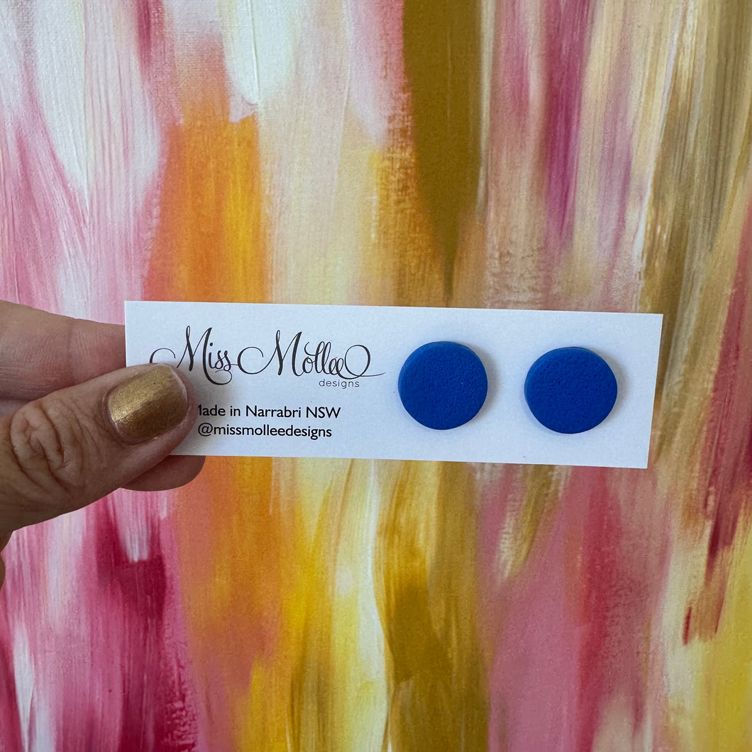 Pops of Spring Studs - Ultra Blue