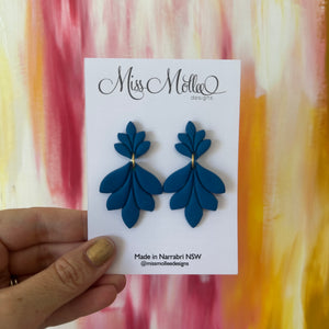 Pops of Spring ~ Art Deco Drops - Lagoon Blue