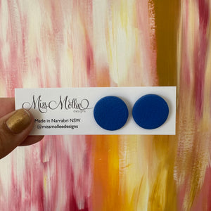 Pops of Spring Jumbo Studs - Ultra Blue