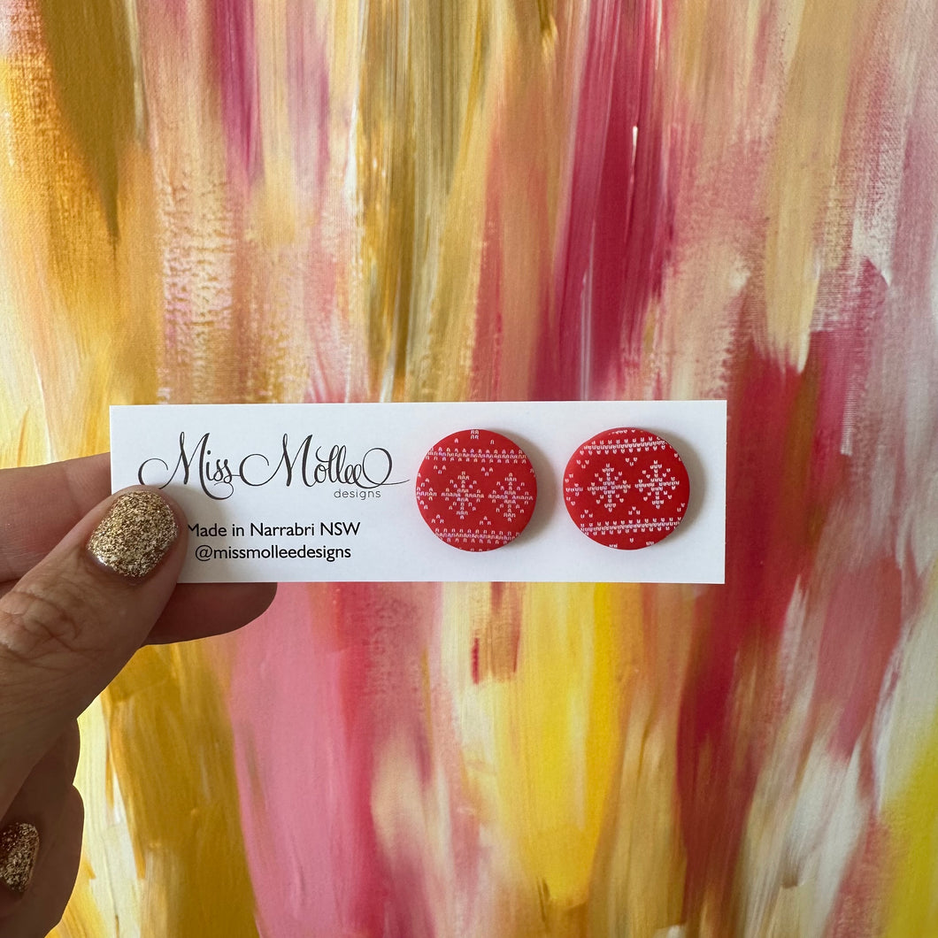 Classic Christmas ~ Large Studs