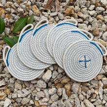 Load image into Gallery viewer, Set of 6 Rope Coasters
