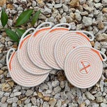 Load image into Gallery viewer, Set of 6 Rope Coasters
