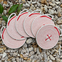 Load image into Gallery viewer, Set of 6 Rope Coasters
