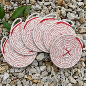 Set of 6 Rope Coasters