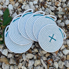 Load image into Gallery viewer, Set of 6 Rope Coasters
